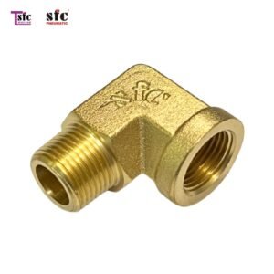 ข้อต่อทองเหลือง ข้องอ 90 องศา เกลียวใน x นอก 3400