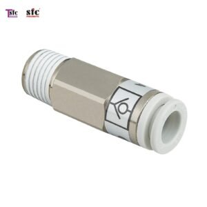 ฟิตติ้งเช็ควาล์ว เสียบสาย เกลียวนอก AKHA