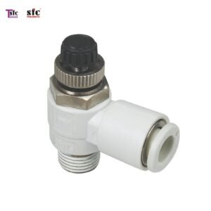 ฟิตติ้งปรับสปีด เสียบสาย เกลียวนอก AS11F