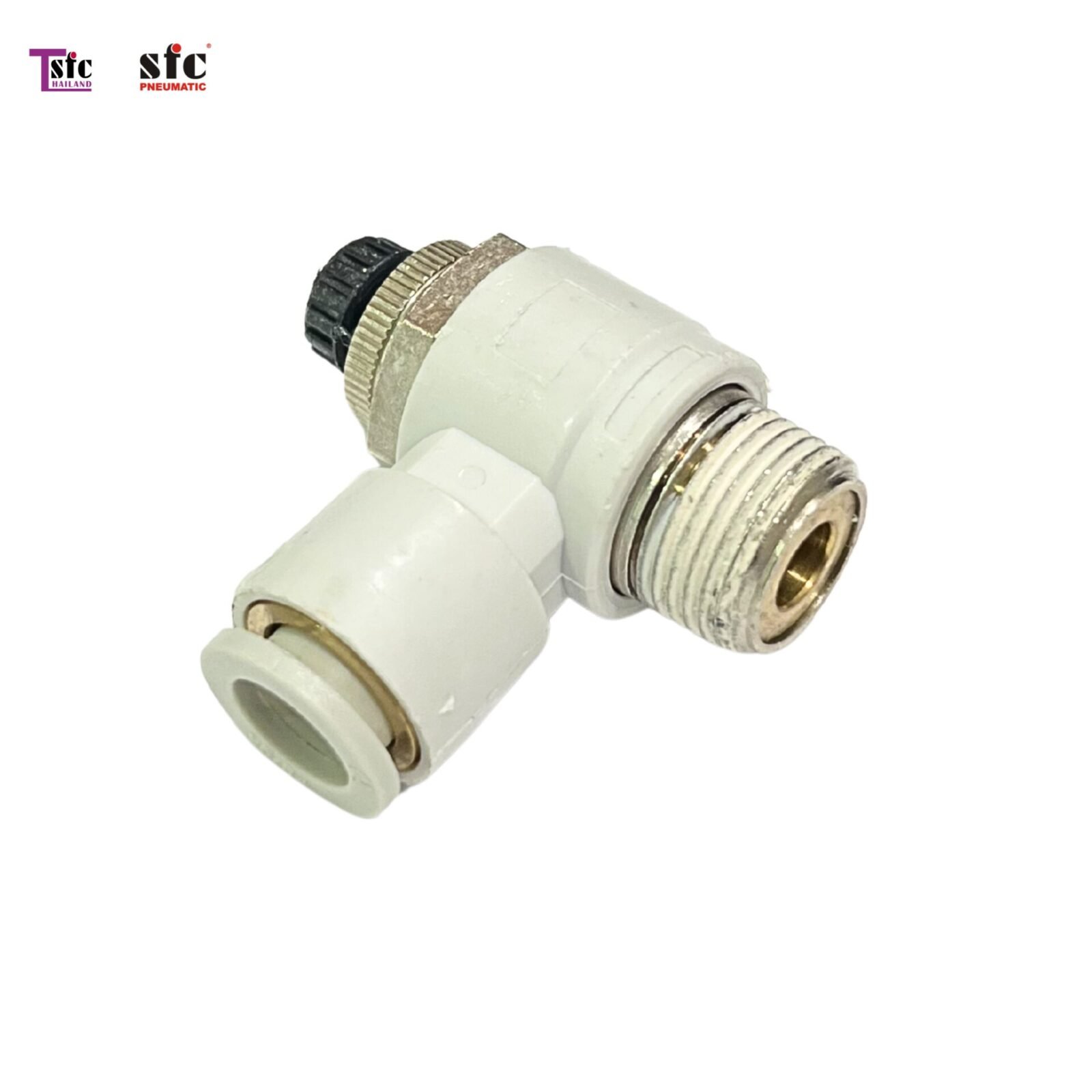 ฟิตติ้งปรับสปีด เสียบสาย เกลียวนอก AS311F