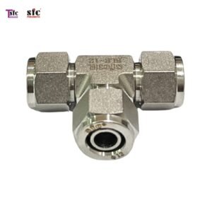 ฟิตติ้งสแตนเลส เสียบสายสามทางเดือย BLE