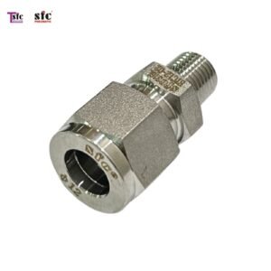 ฟิตติ้งสแตนเลส เสียบสายตาไก่ เกลียวนอก BTC