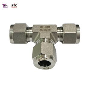 ฟิตติ้งสแตนเลส เสียบสายสามทางตาไก่ BTE