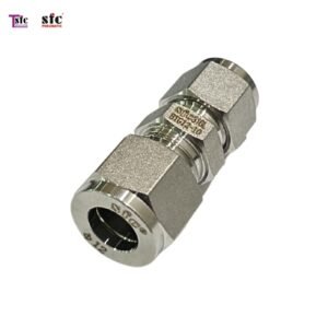 ฟิตติ้งสแตนเลส เสียบสายสองทางลด BTG