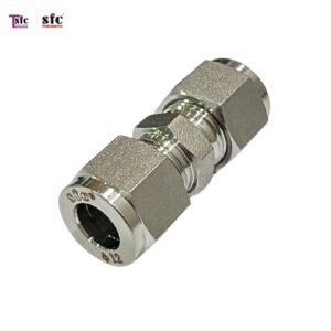 ฟิตติ้งสแตนเลส เสียบสายสองทางตาไก่ BTU