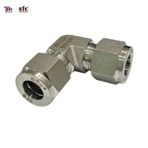 ฟิตติ้งสแตนเลส ข้องอ 90 องศา เสียบสายสองทางตาไก่ BTV