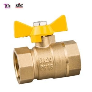 Butterfly Handle Brass Valve เกลียวใน-ใน DFF
