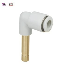 ฟิตติ้งข้องอ 90 องศา เสียบสาย ก้านยาว KQ2L