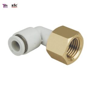 ฟิตติ้งข้องอ 90 องศา เสียบสาย เกลียวใน KQ2LF