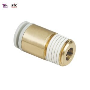 ฟิตติ้งเสียบสาย เกลียวนอก KQ2S