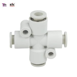 ฟิตติ้งเสียบสาย สี่ทาง KQ2TW