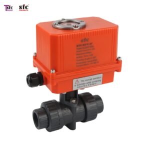 Precision and Small Electric UPVC Ball Valve MQPVC