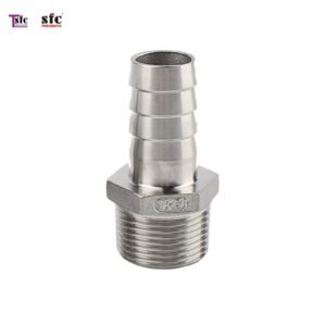 ฟิตติ้งสแตนเลส หางปลาไหล เกลียวนอก ST139