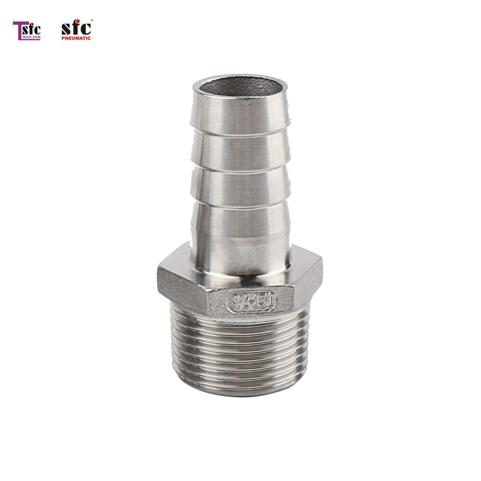 ฟิตติ้งสแตนเลส หางปลาไหล เกลียวนอก ST139