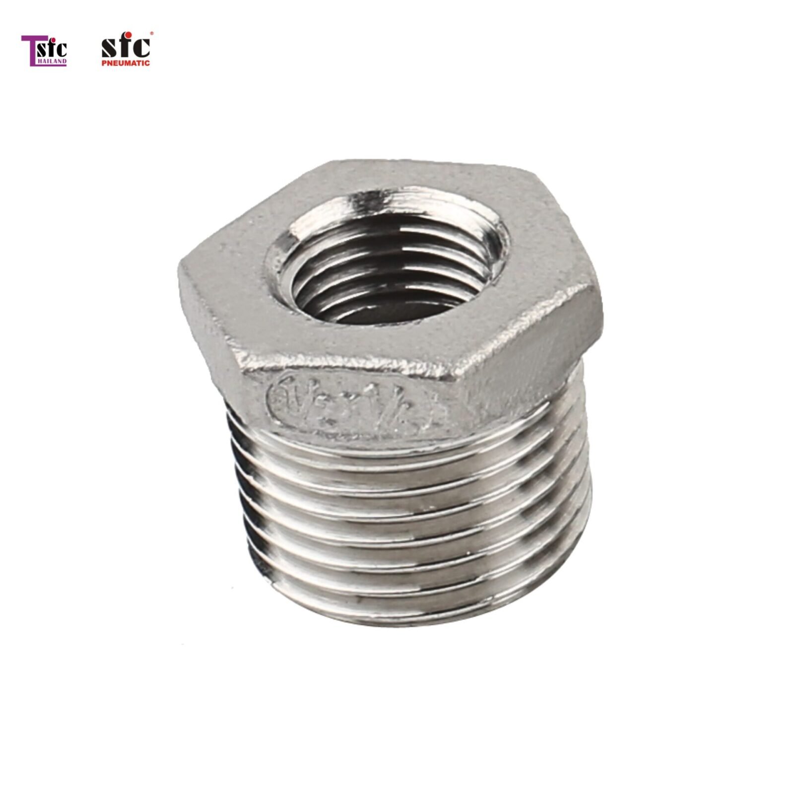 ฟิตติ้งสแตนเลส เกลียวนอก x ใน ST3220