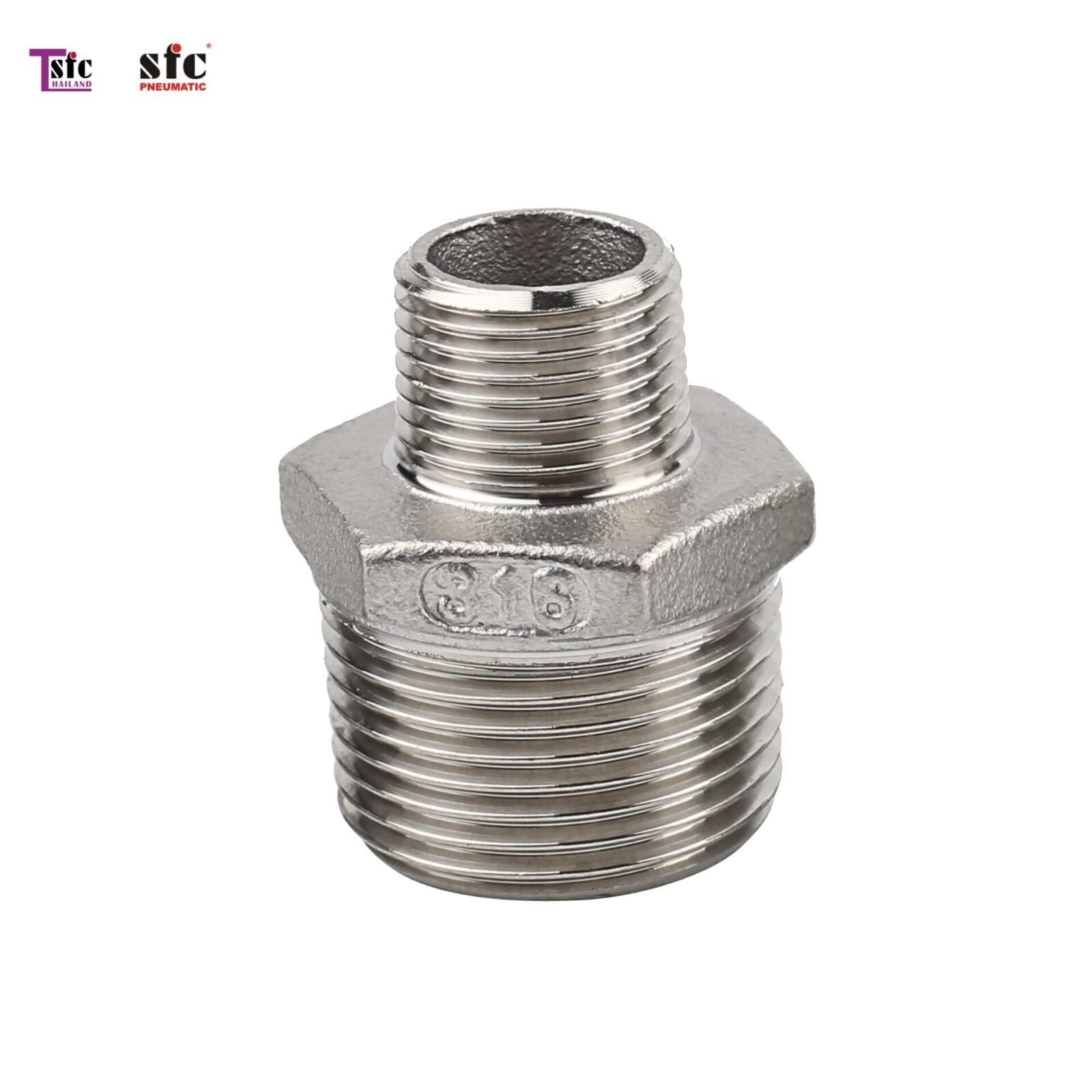 ฟิตติ้งสแตนเลส เกลียวนอก x นอก เกลียวลด ST3325