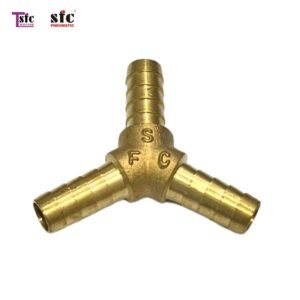 ฟิตติ้งทองเหลืองตัววาย หางปลาไหลสามทาง 153