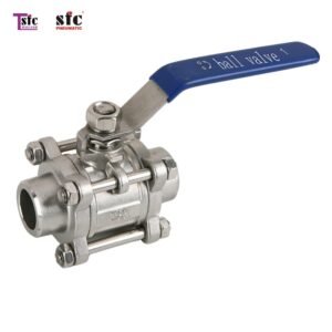 3PC Stainless steel ball valves SUS-316 3BVF