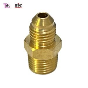 ข้อต่อทองเหลือง ต่อตรง หัวแฟร์ เกลียวนอก 48