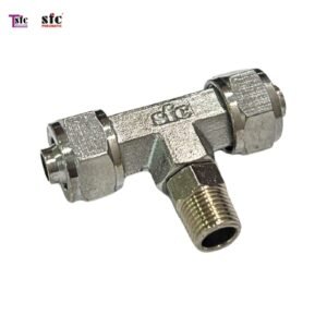 ฟิตติ้งเสียบสายสองทางเดือย เกลียวนอก KLB