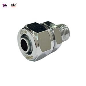 ฟิตติ้งเสียบสายเดือย เกลียวนอก KLC