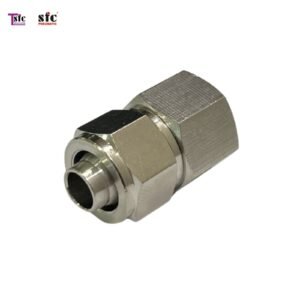 ฟิตติ้ง ต่อตรง เสียบสายเดือย เกลียวใน KLCF