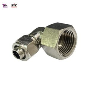 ฟิตติ้ง ข้องอ 90 องศา เสียบสายเดือย เกลียวใน KLLF