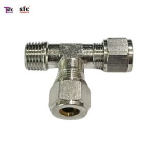 ฟิตติ้งตัวที เสียบสายสองทางตาไก่ เกลียวนอก KTD