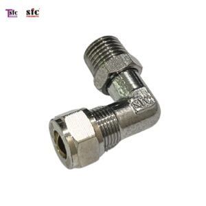 ฟิตติ้ง ข้องอ 90 องศา เสียบสายตาไก่ เกลียวนอก KTL