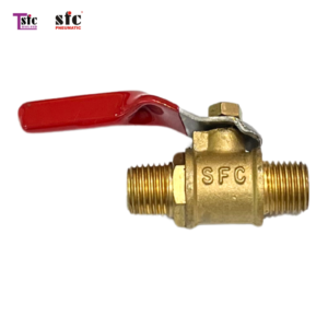 BRASS BALL VALVE เกลียวนอก-นอก MM