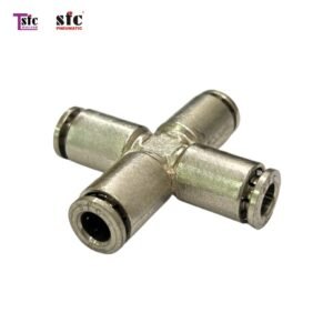 ฟิตติ้งสวมเร็วโลหะ เสียบสายสี่ทาง YPXL